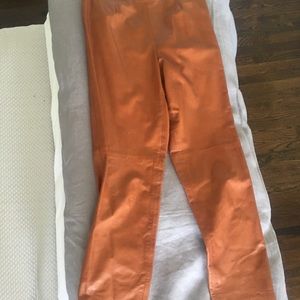Carmel leather pant
